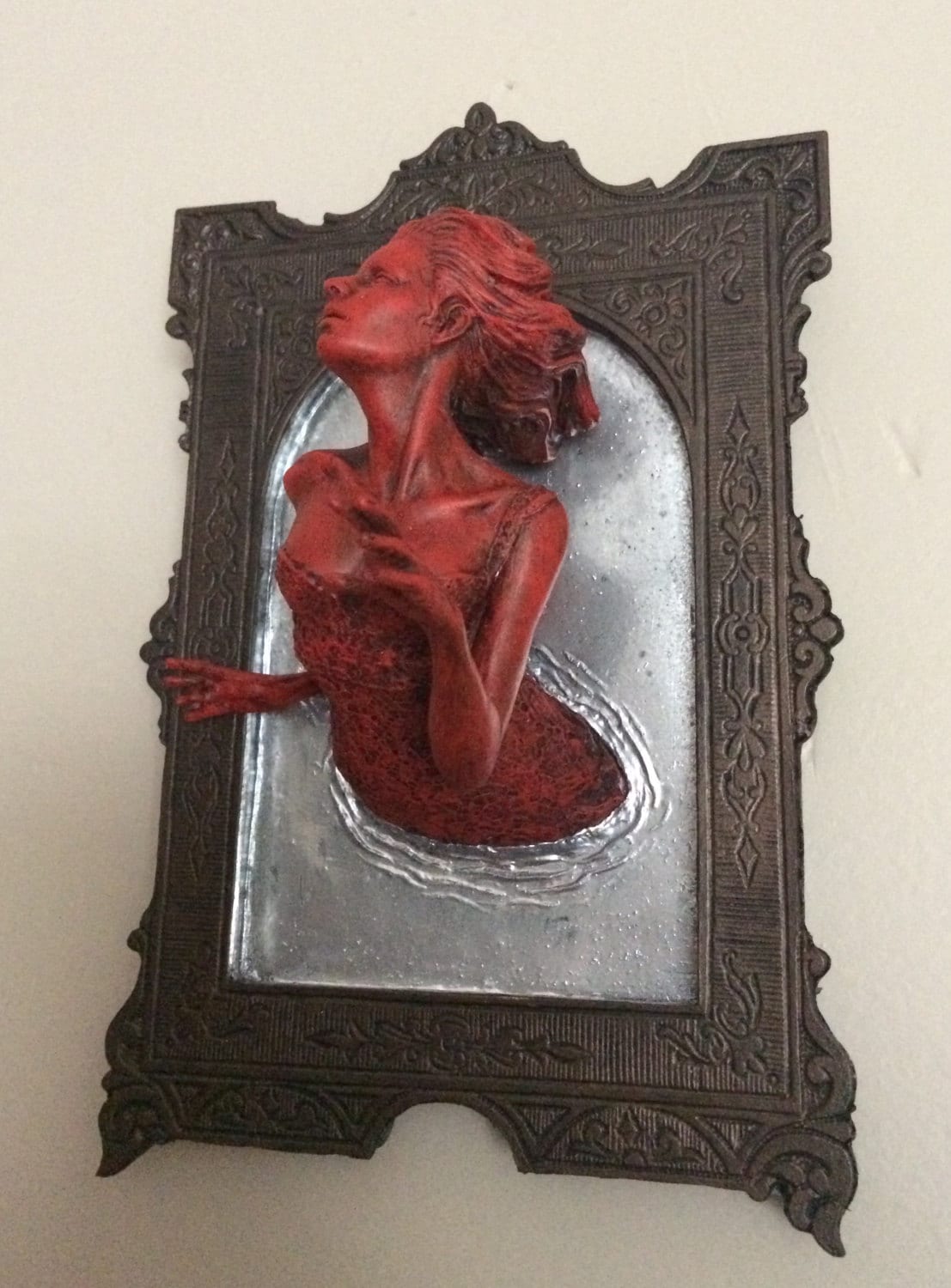 Ghost in the Mirror Bloody Mary Wall Plaque