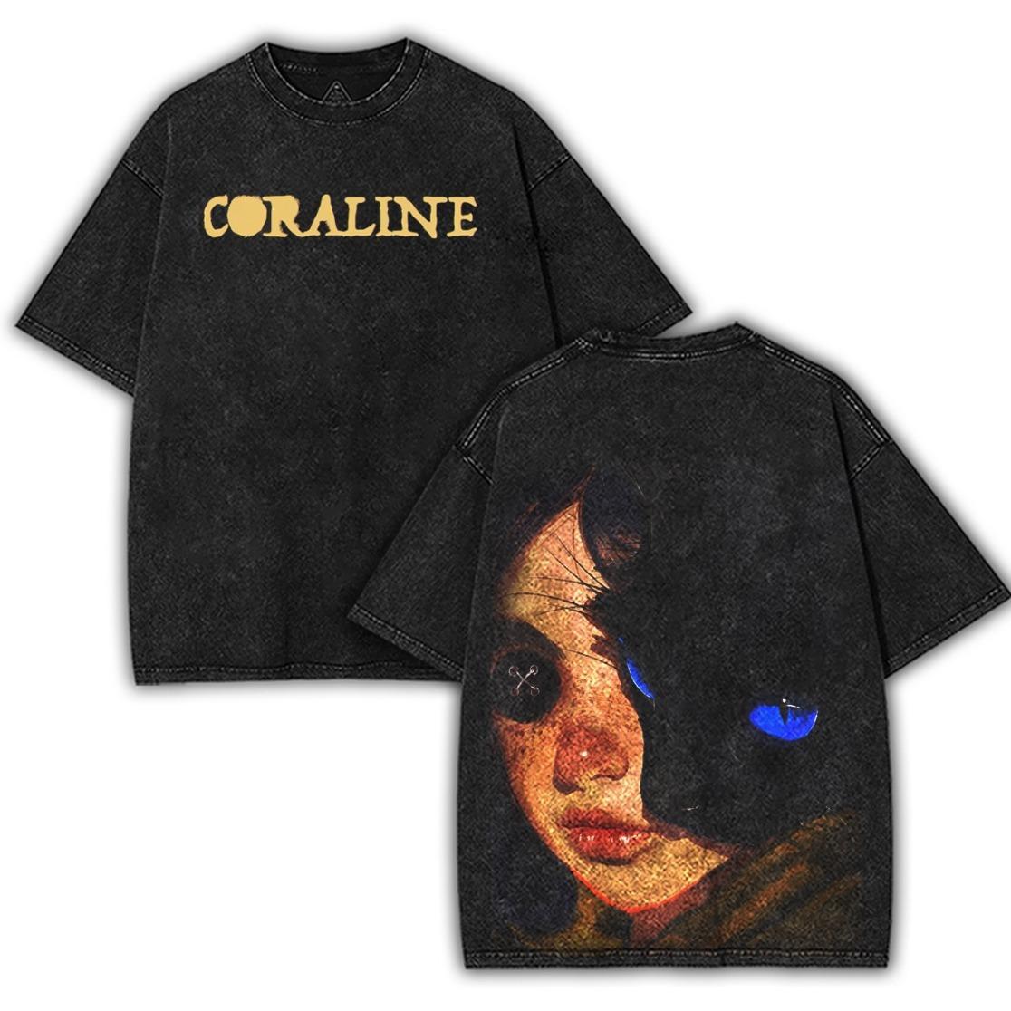 Coraline Horror Halloween Tee
