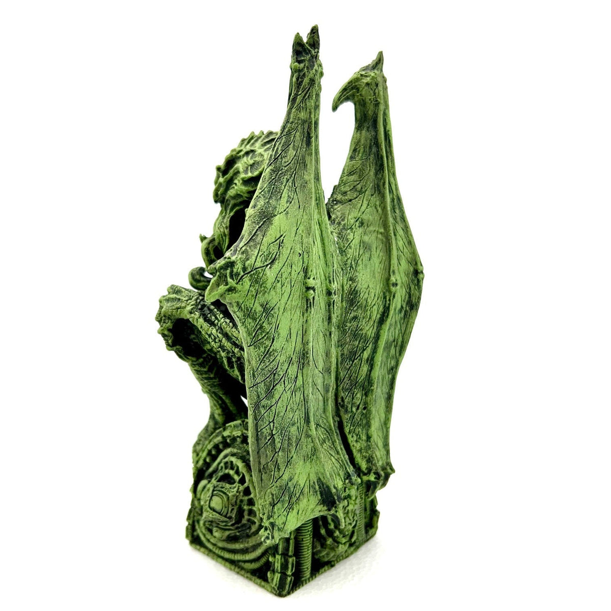 Cthulhu Enthroned Statue, Hand Painted Resin Sculpture
