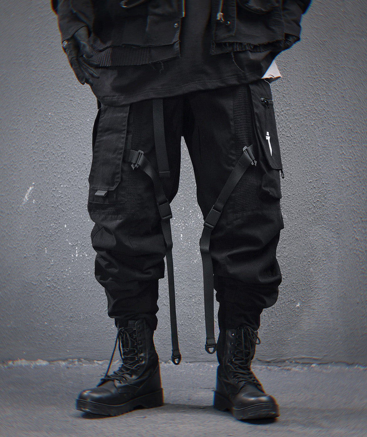 Black NX Cargo Pants