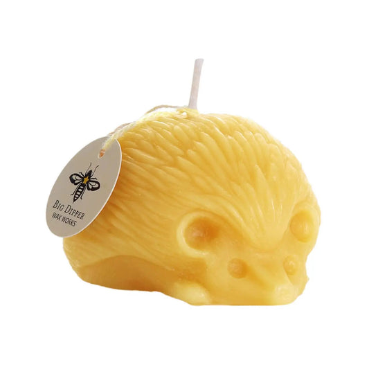 Hedgehog Candle – 100% Pure Beeswax – Handcrafted