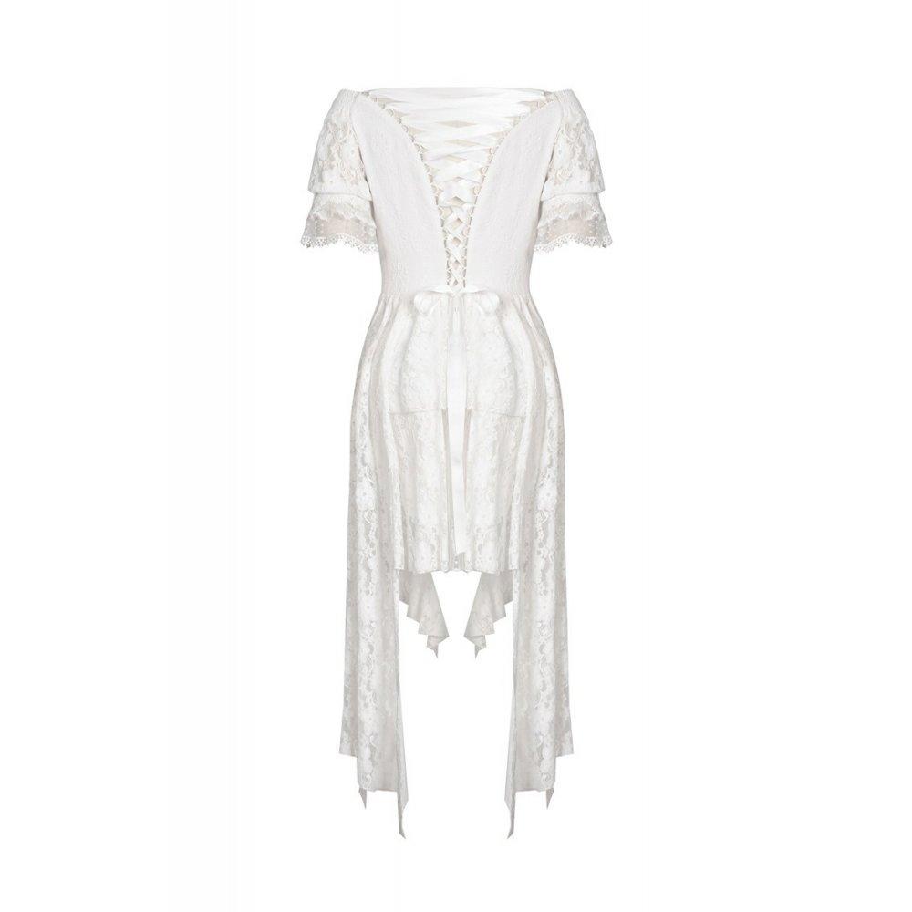 Moonlit Lace Off-Shoulder Gown