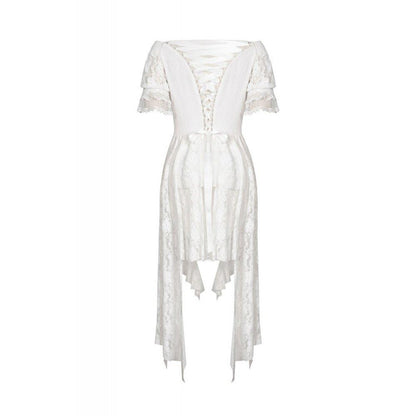 Moonlit Lace Off-Shoulder Gown