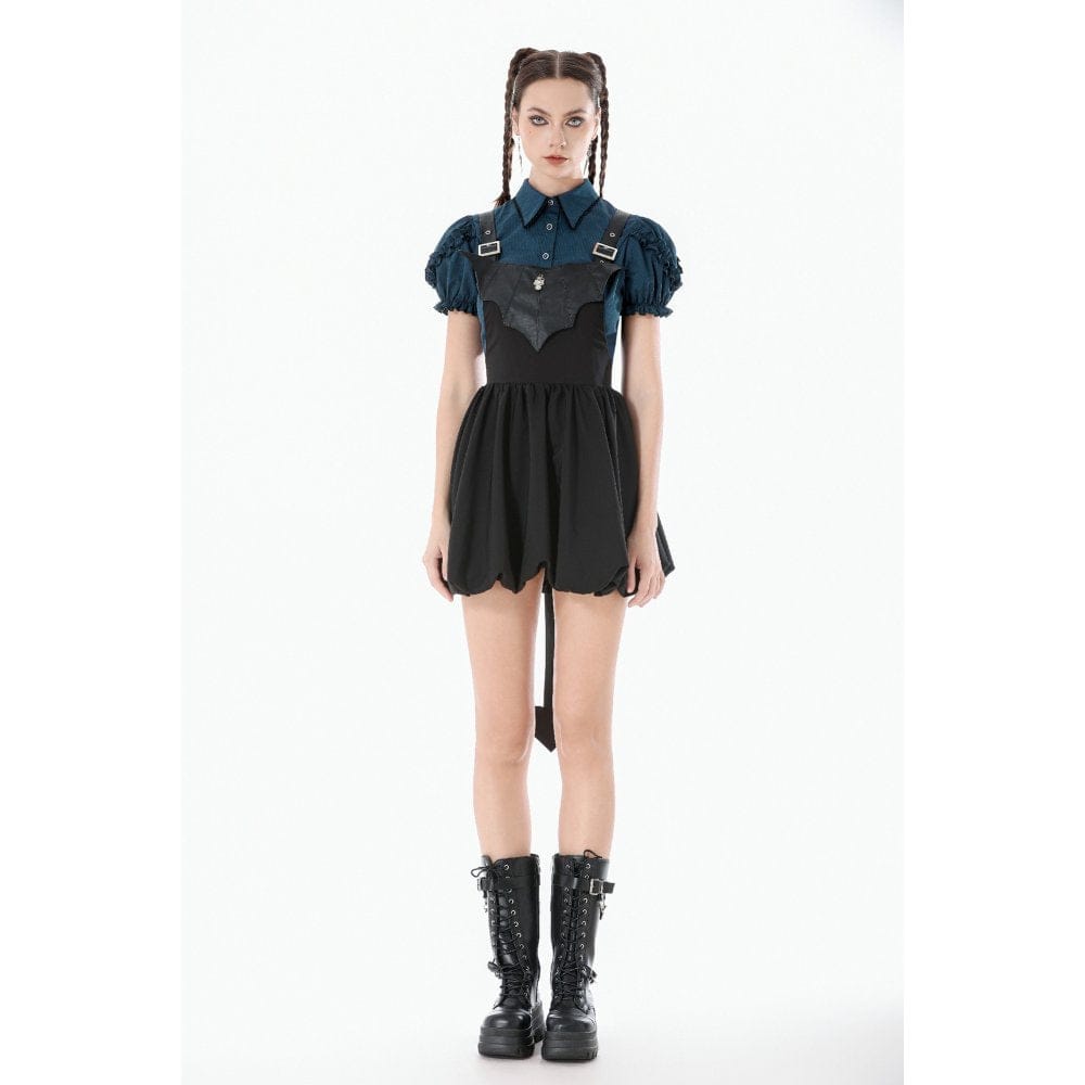 Night Flight Suspender Dress