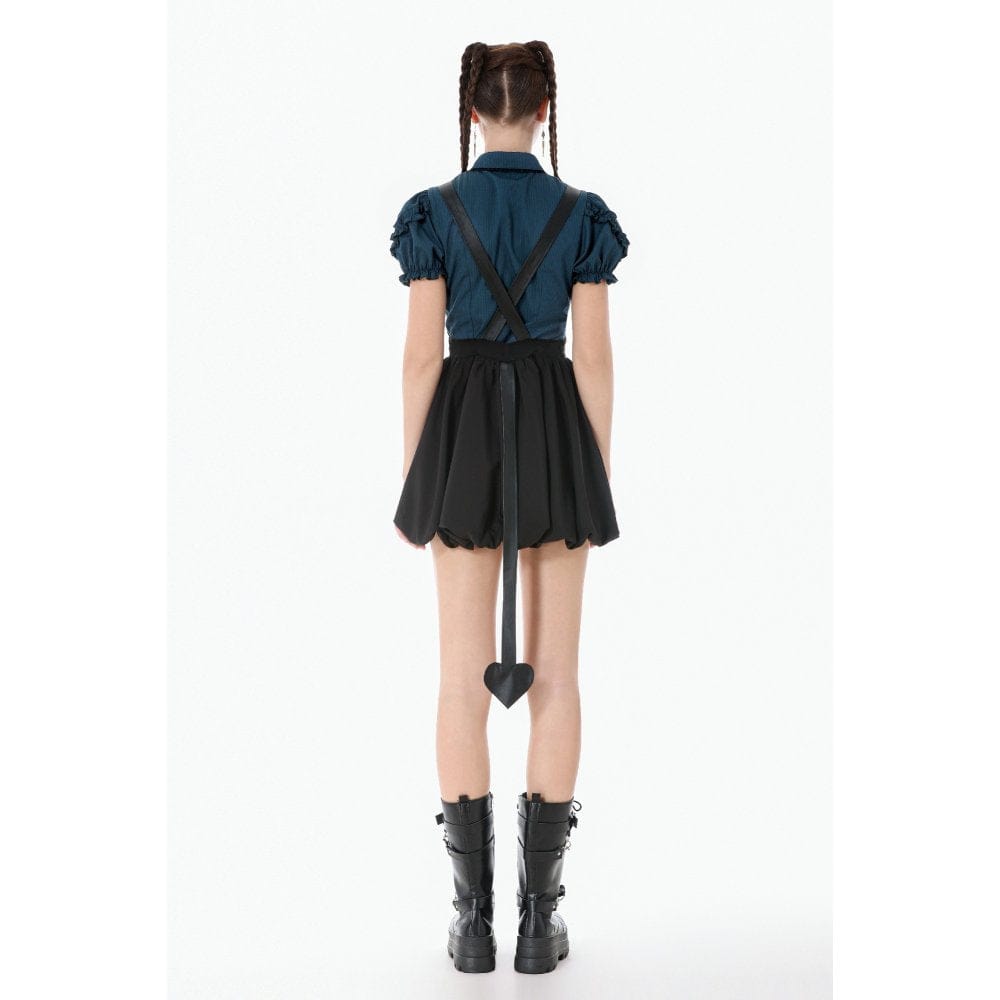 Night Flight Suspender Dress