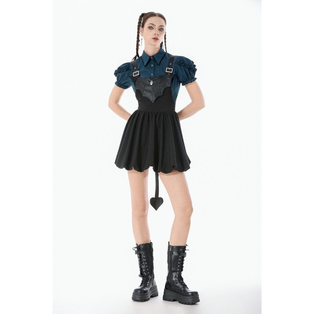 Night Flight Suspender Dress