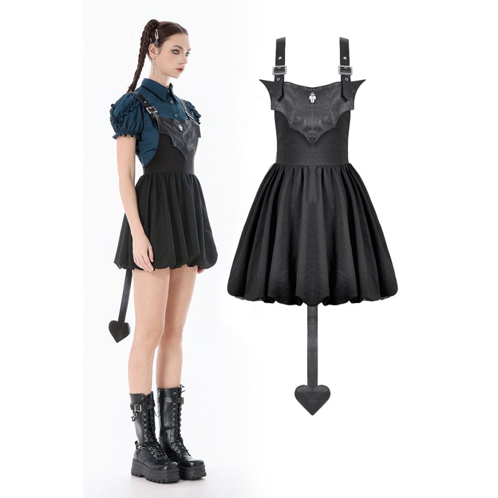 Night Flight Suspender Dress