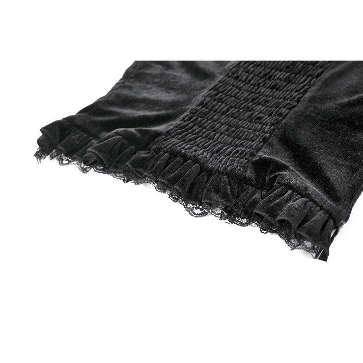 Midnight Reliquary Beaded Velvet Bustier detail view 13