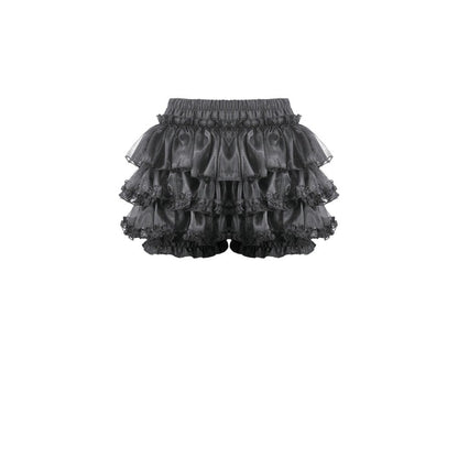Dollhouse Mourning Tiered Shorts detail view