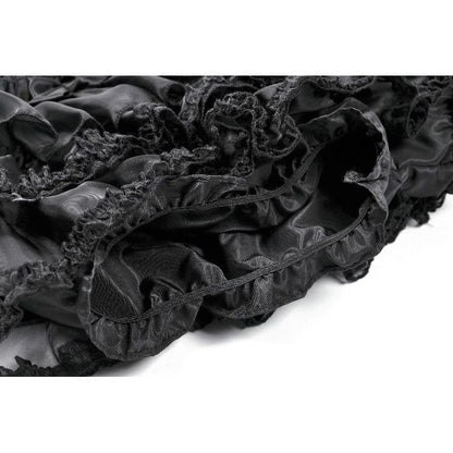 Dollhouse Mourning Tiered Shorts detail view