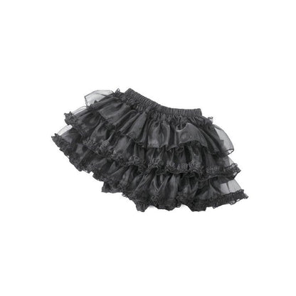 Dollhouse Mourning Tiered Shorts detail view