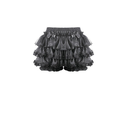 Dollhouse Mourning Tiered Shorts detail view