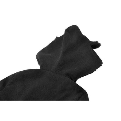 Midnight Familiar Cat-Ear Coat detail view