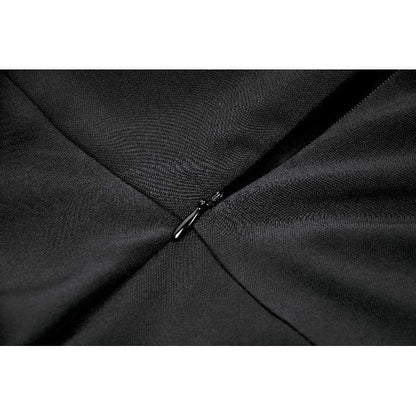 Hexed Academy Puff-Sleeve Dress detail