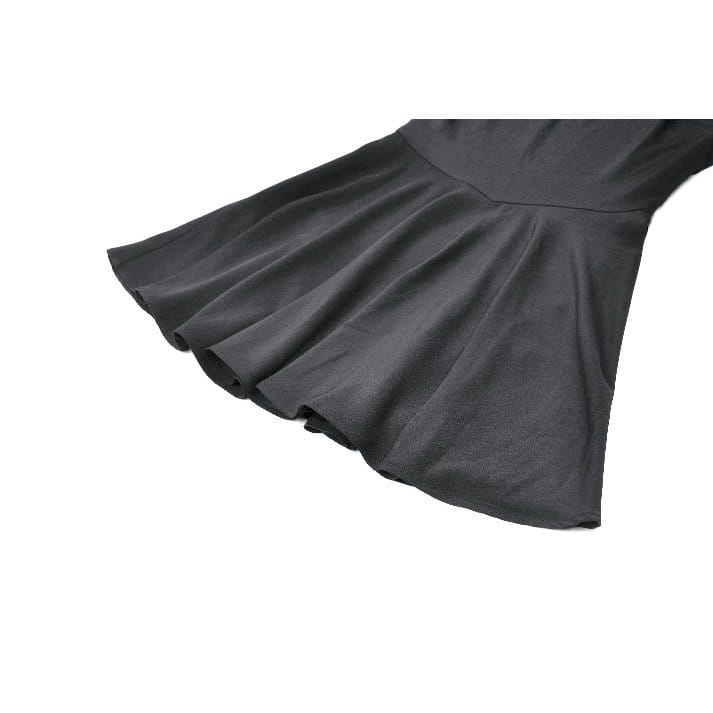 Hexed Academy Puff-Sleeve Dress detail