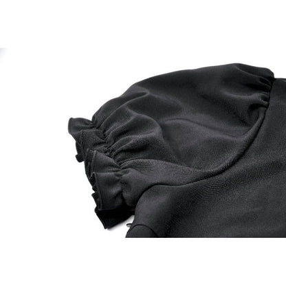 Hexed Academy Puff-Sleeve Dress detail