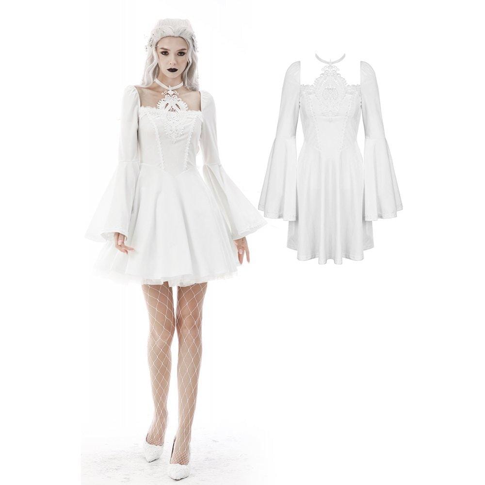 Ivory Ghost Embroidered Wedding Gown