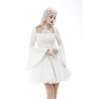 Ivory Ghost Embroidered Wedding Gown