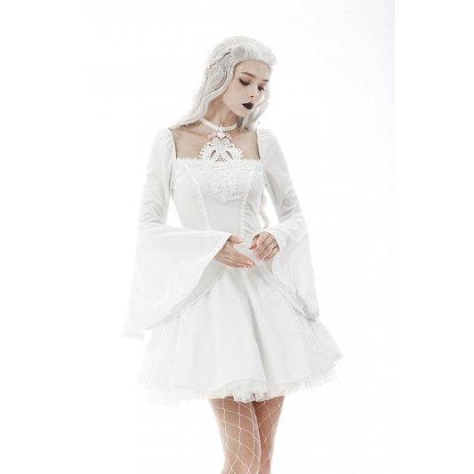 Ivory Ghost Embroidered Wedding Gown