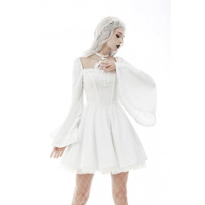 Ivory Ghost Embroidered Wedding Gown