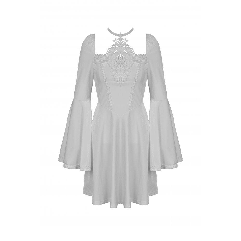 Ivory Ghost Embroidered Wedding Gown