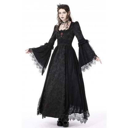 Secret Garden Embroidered Lace Gown