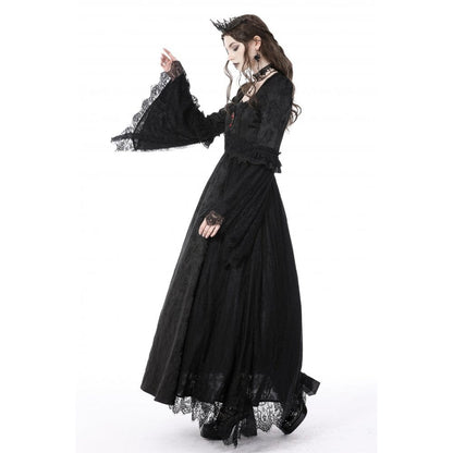 Secret Garden Embroidered Lace Gown