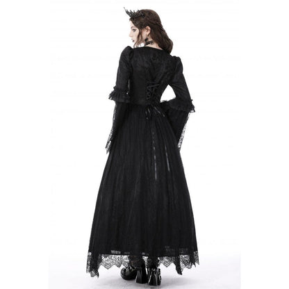 Secret Garden Embroidered Lace Gown