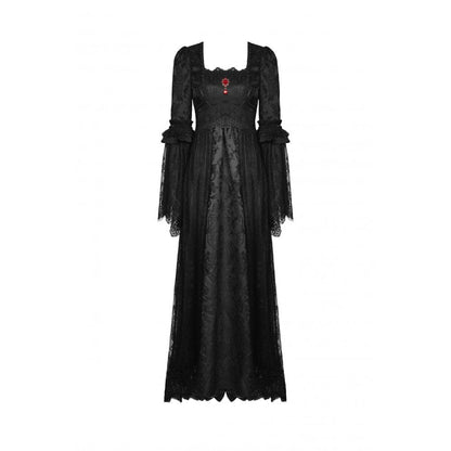 Secret Garden Embroidered Lace Gown