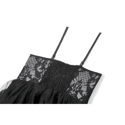 Midnight Rose Ruched Lace Gown