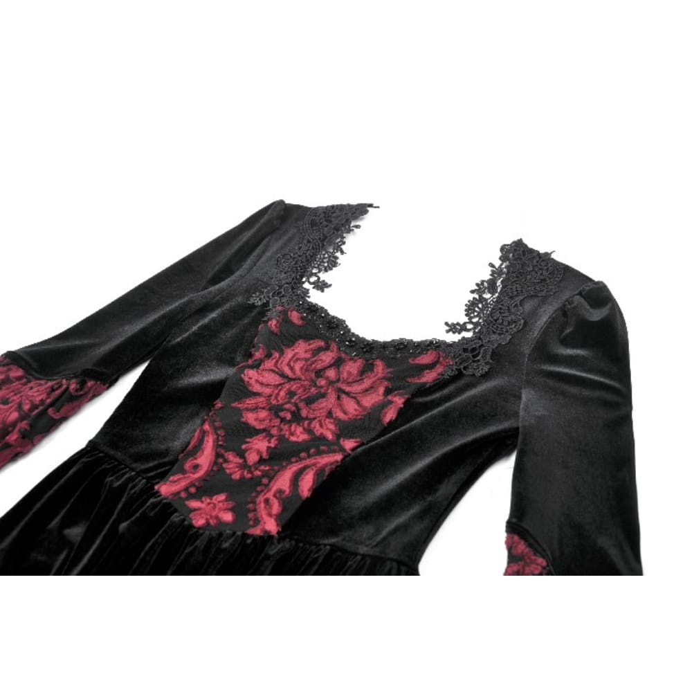 Garden of Night Flare-Sleeve Gown