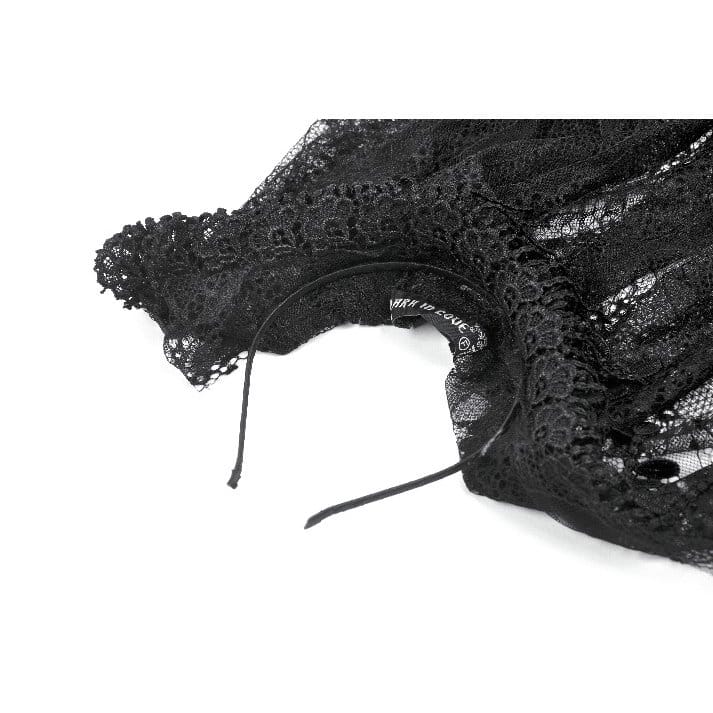 Mourning Garden Tassel Veil detail view