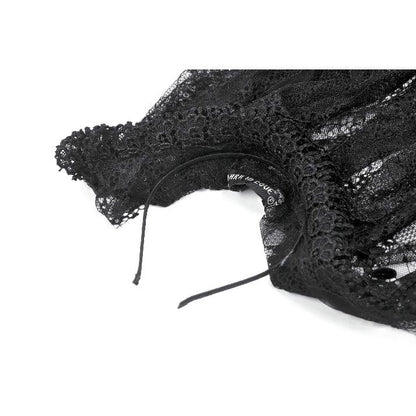 Mourning Garden Tassel Veil detail view