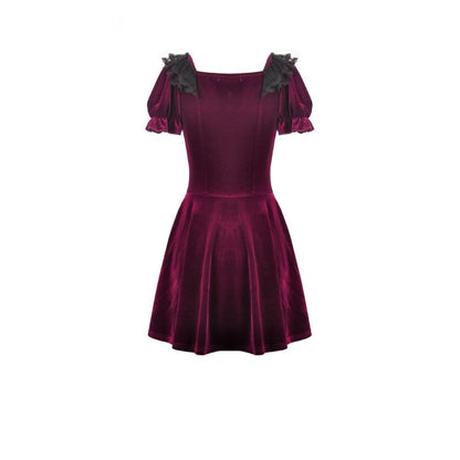 Velvet Vespers Lace Dress detail