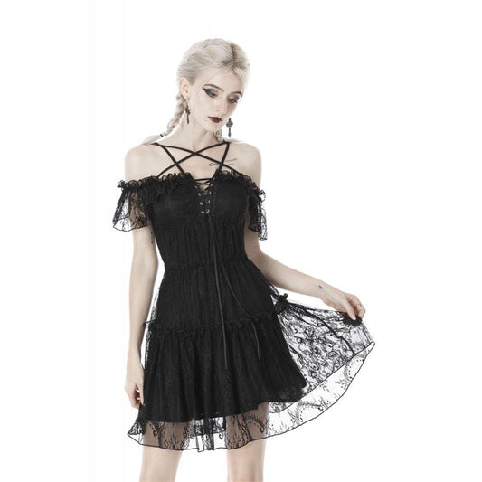Starlit Coven Lace Dress detail view