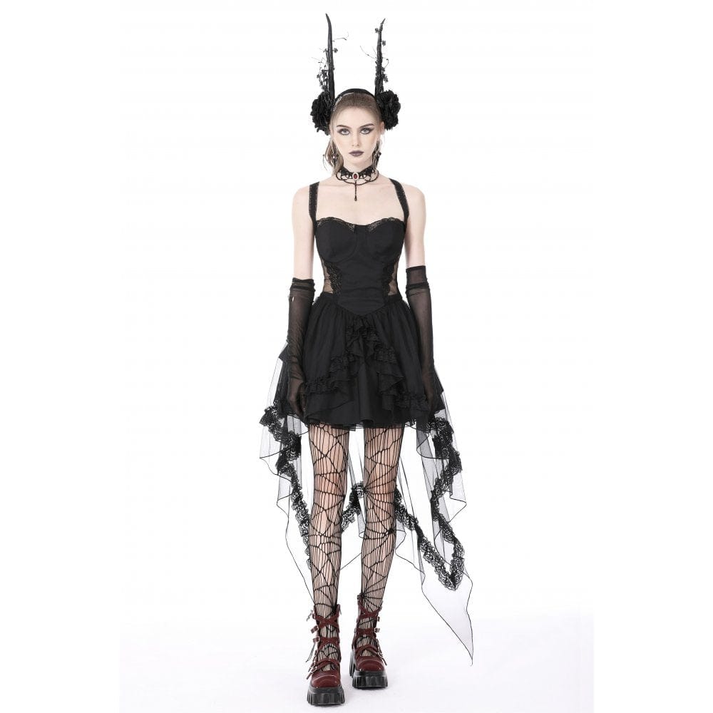 Last Light Swallowtail Halter Gown