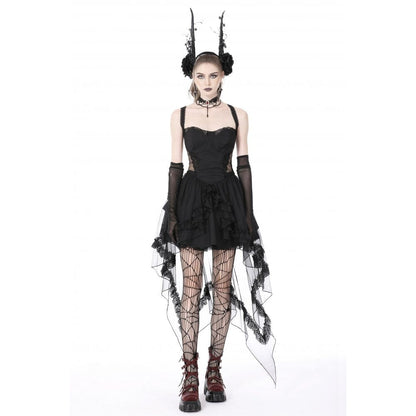 Last Light Swallowtail Halter Gown