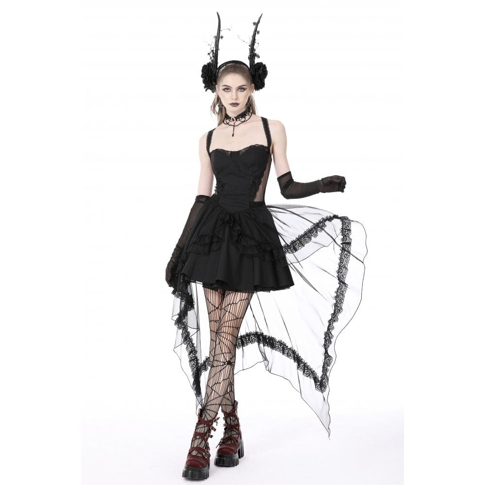 Last Light Swallowtail Halter Gown