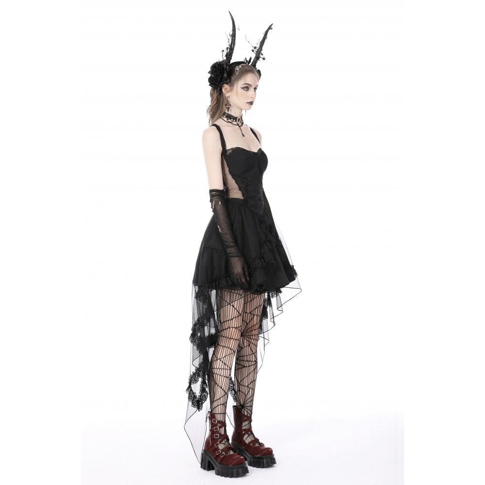 Last Light Swallowtail Halter Gown