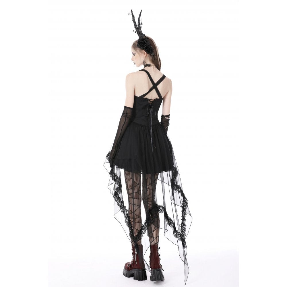 Last Light Swallowtail Halter Gown