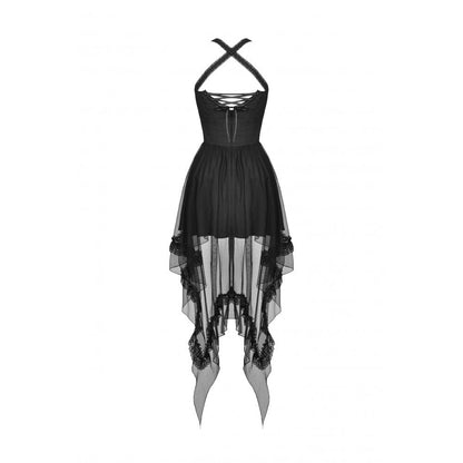 Last Light Swallowtail Halter Gown