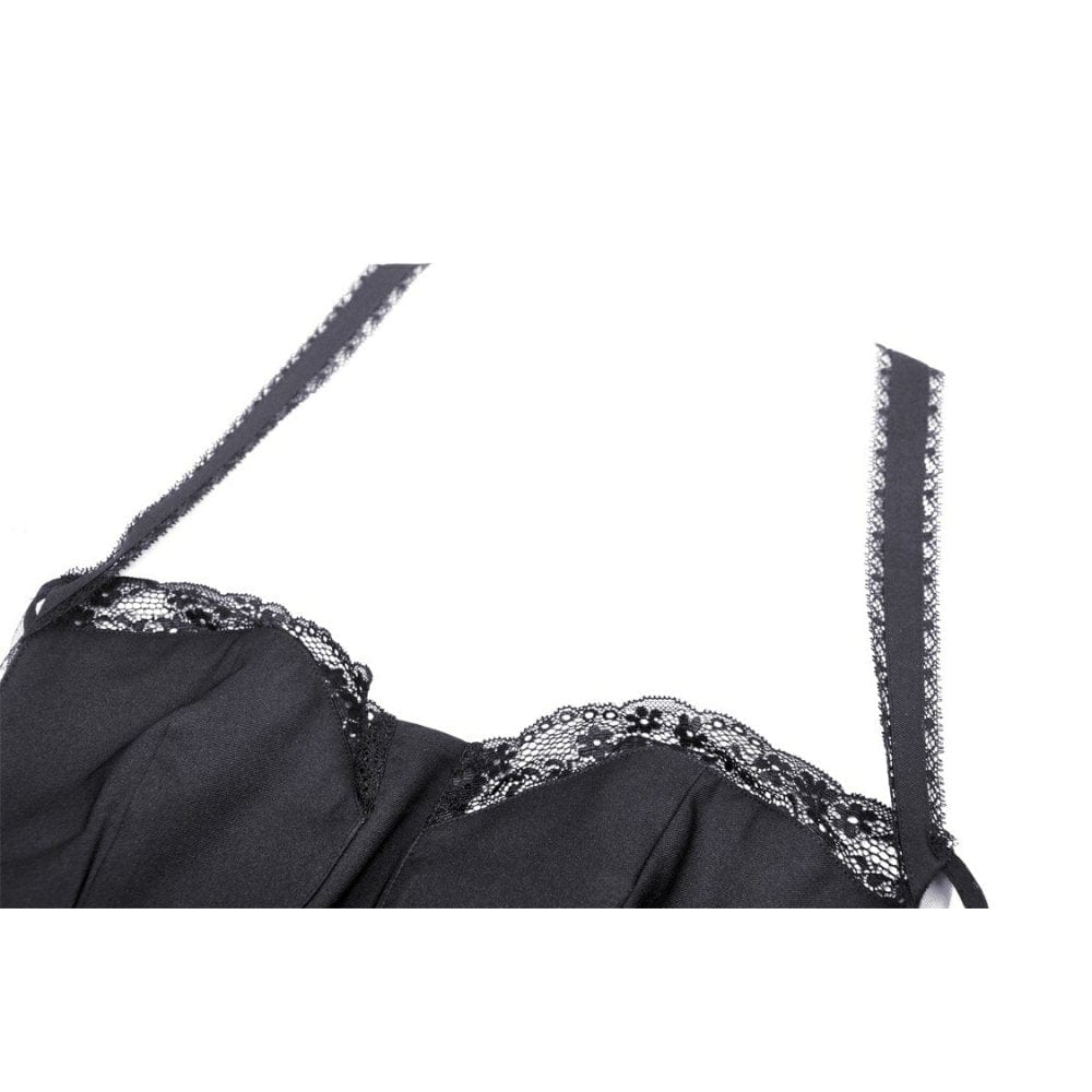 Last Light Swallowtail Halter Gown