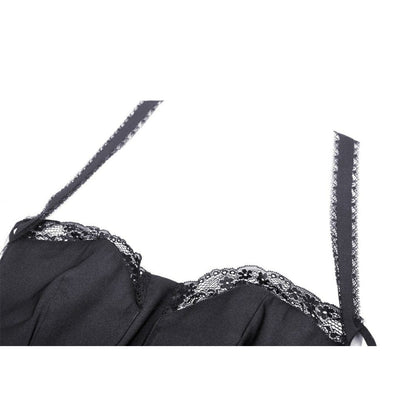 Last Light Swallowtail Halter Gown