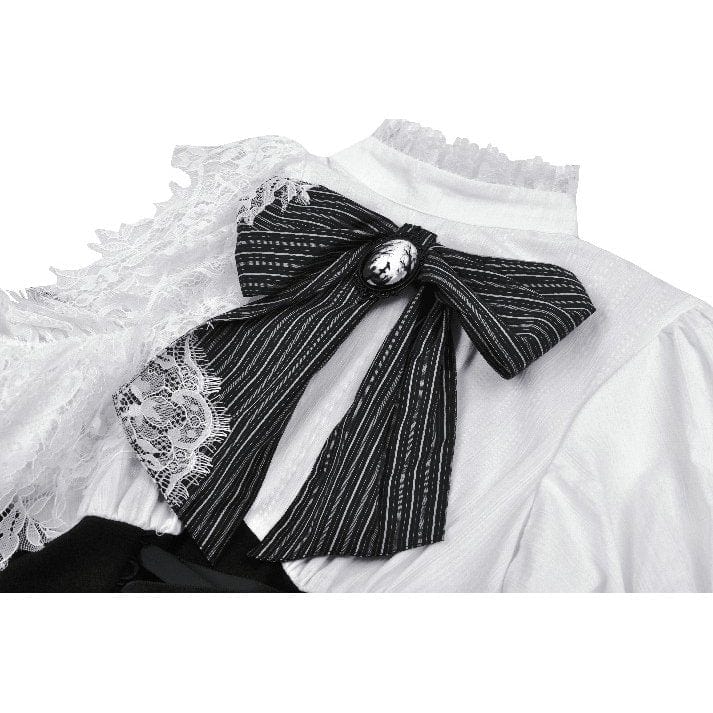 Torn Ribbon Gothic Doll Dress detail view