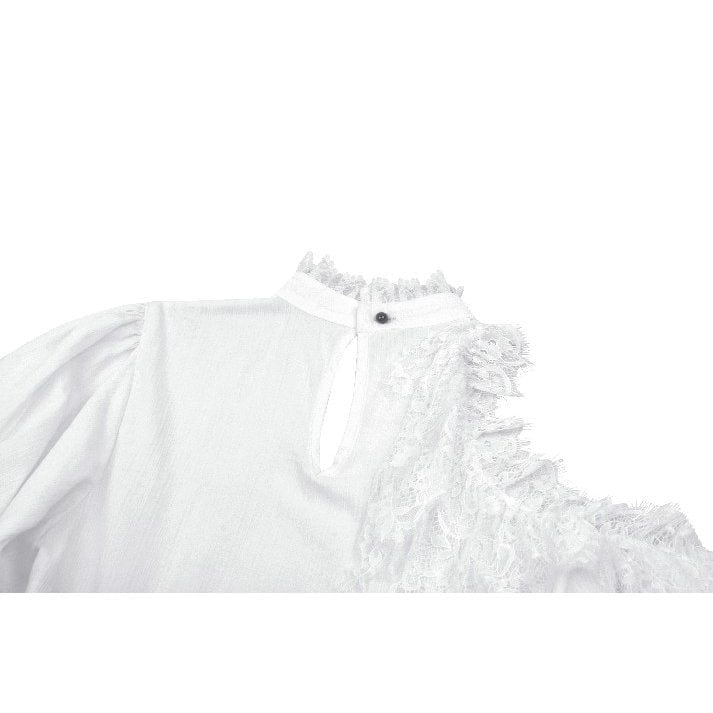 Torn Ribbon Gothic Doll Dress detail view