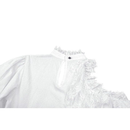 Torn Ribbon Gothic Doll Dress detail view