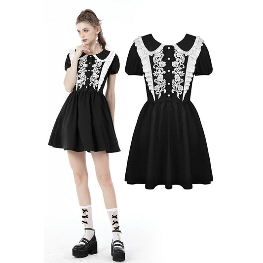 Poison Garden Peter Pan Shirt Dress front view