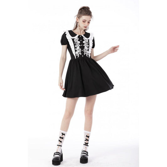 Poison Garden Peter Pan Shirt Dress detail view