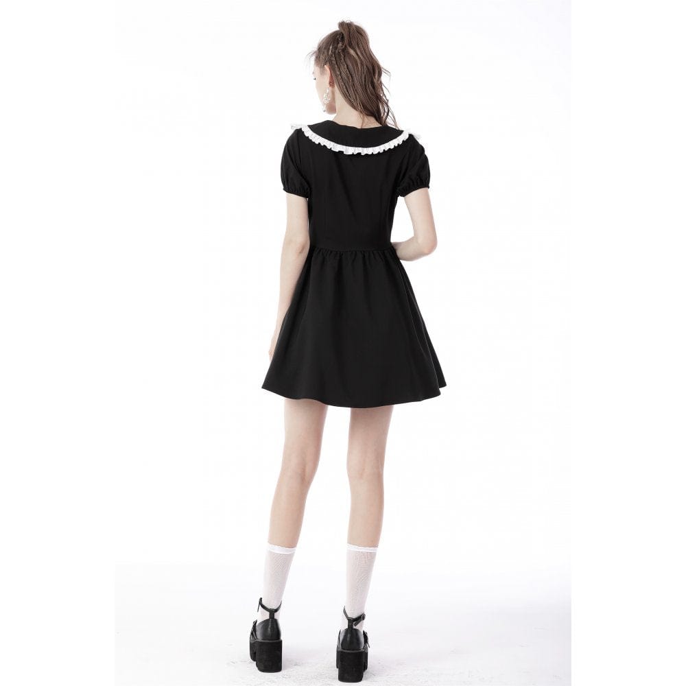 Poison Garden Peter Pan Shirt Dress detail view