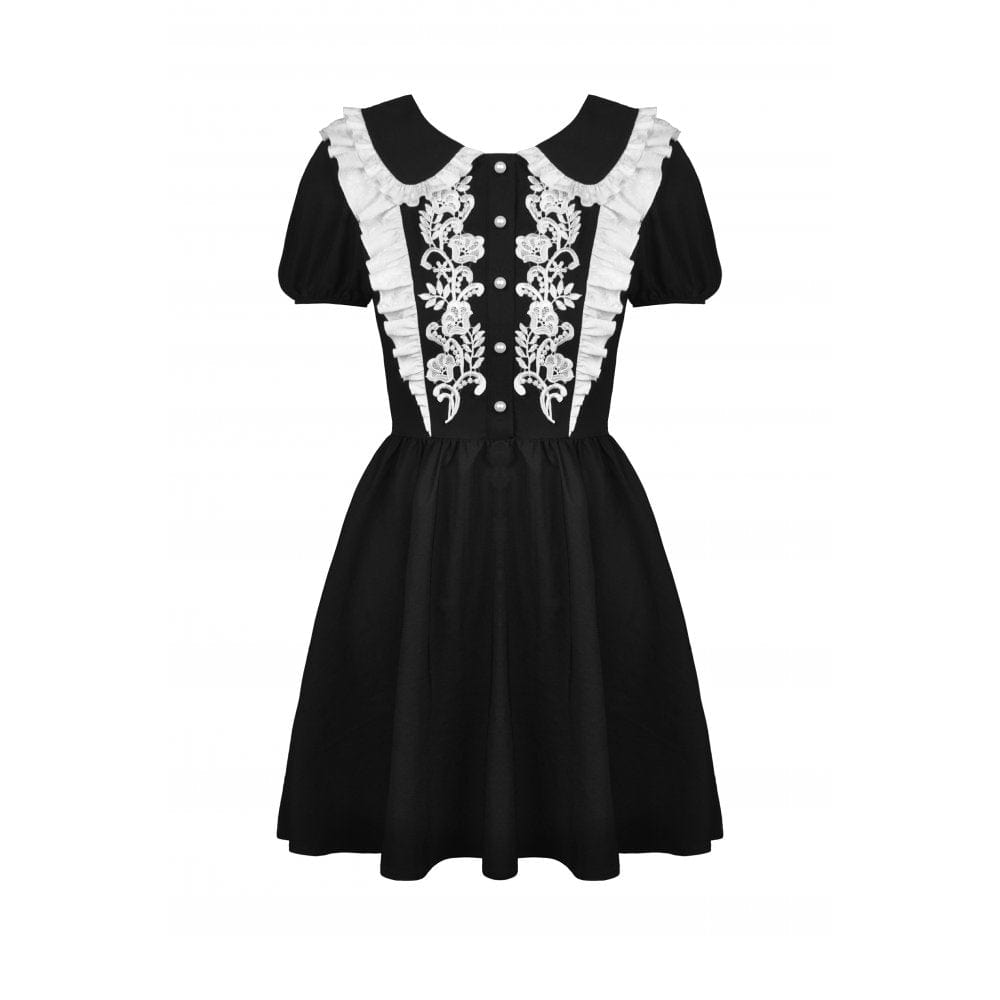 Poison Garden Peter Pan Shirt Dress detail view